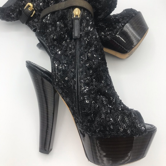 Louis Vuitton Runway Peep Toe Platform Ankle Boots - Picture 16 of 16